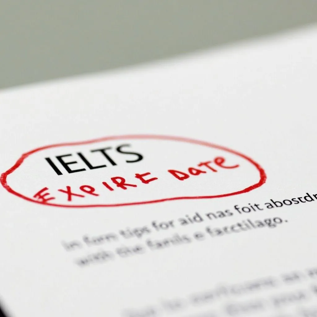 Hạn sử dụng bằng IELTS