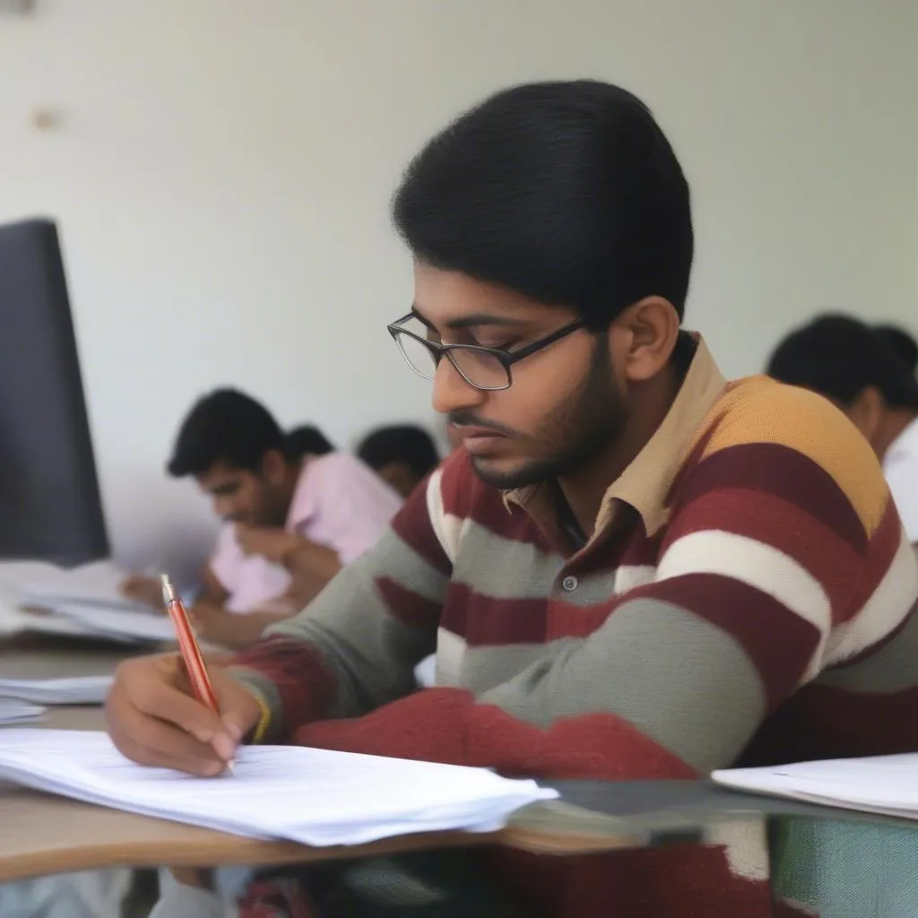 Thi sinh tham gia kỳ thi IELTS tại Bangladesh