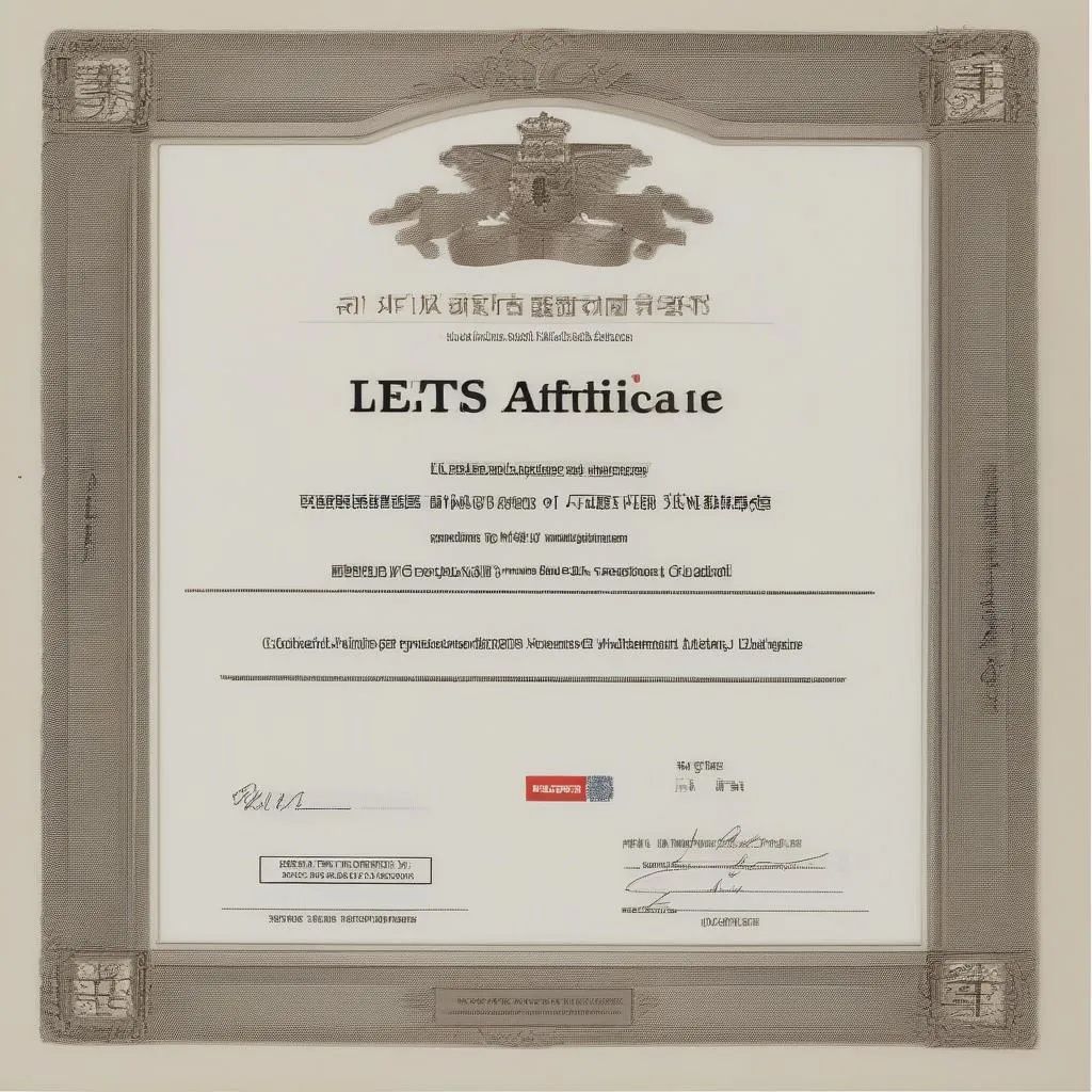 ielts certificate