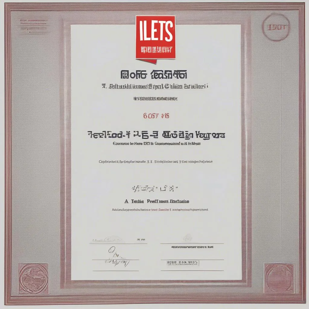 Chứng chỉ IELTS