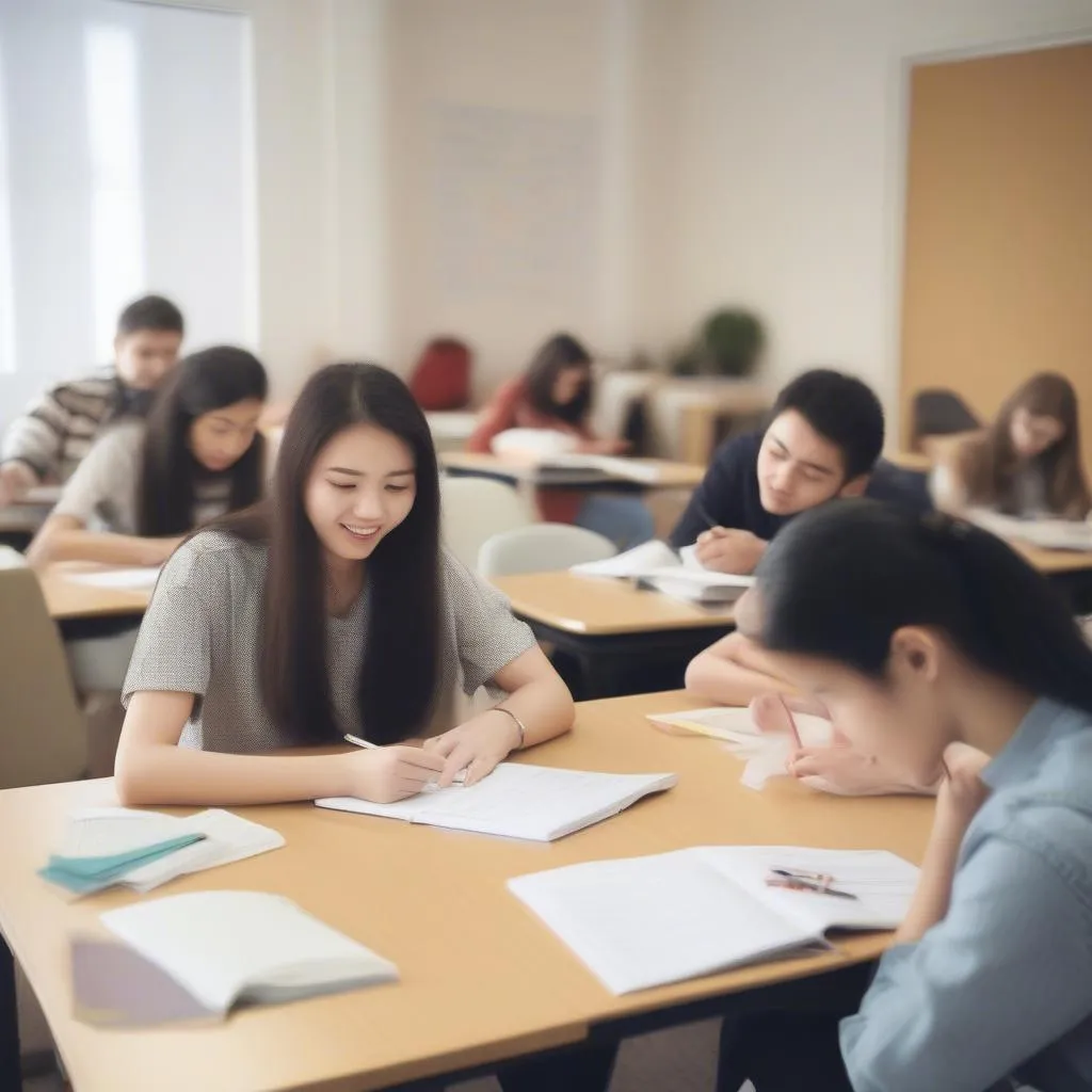 Học viên tham gia khóa học IELTS Foundation Study Skills