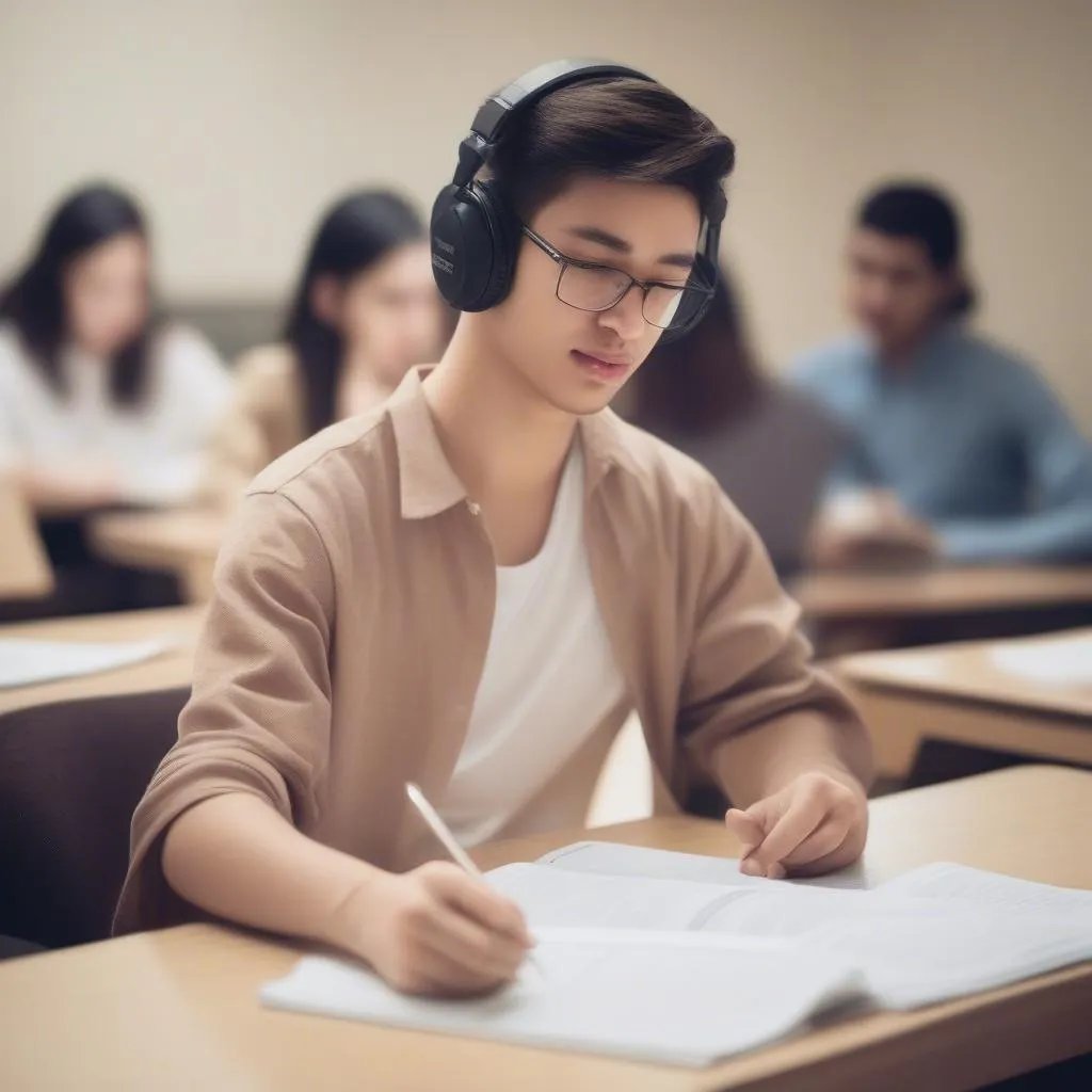 Làm bài test IELTS Listening