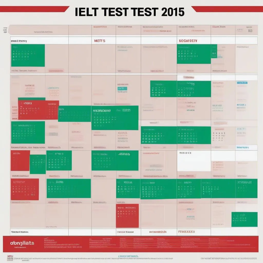 Lịch thi IELTS BC năm 2015