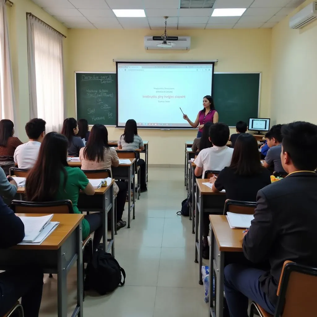 Lớp học IELTS sôi nổi tại Hải Phòng