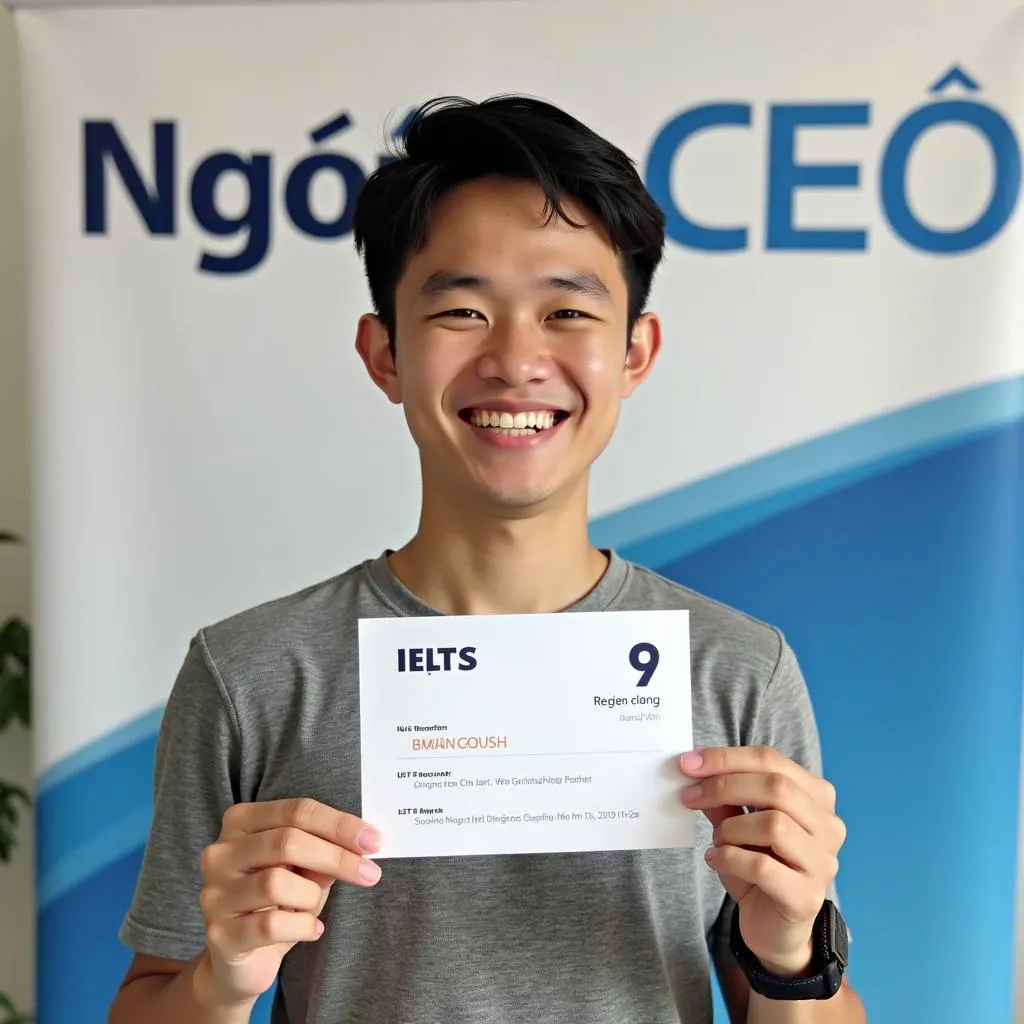 Minh đạt band 9 IELTS