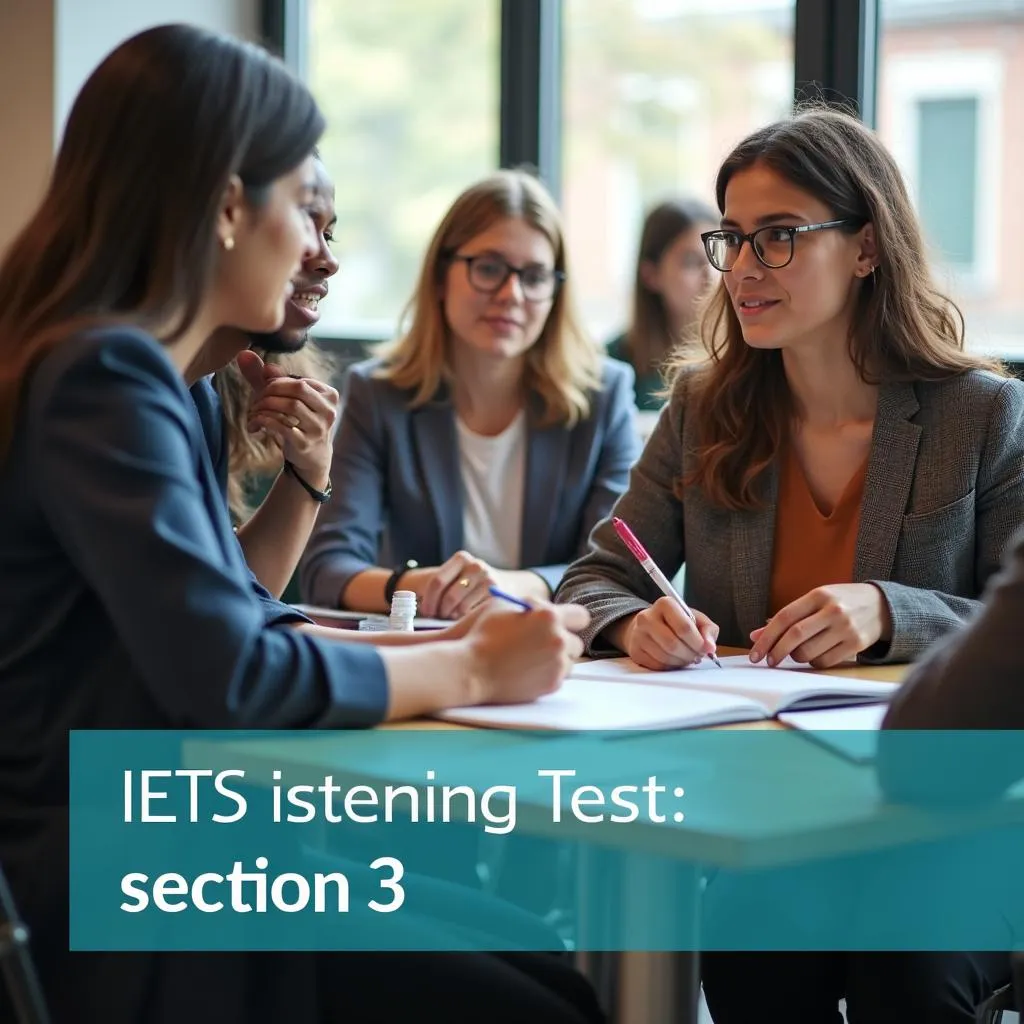 Mô tả phần 3 đề thi nghe IELTS