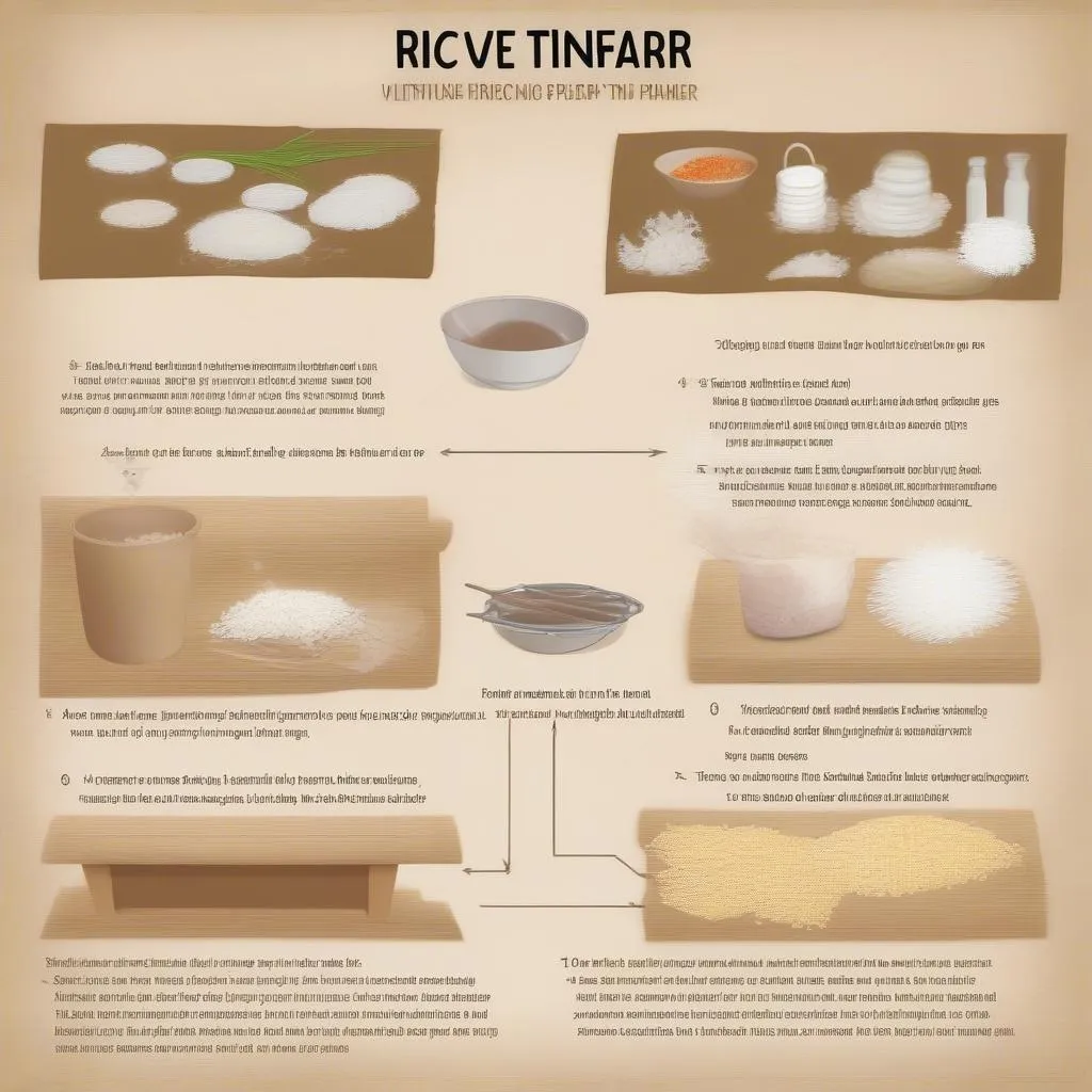 Process Chart: Cách làm bánh tráng truyền thống