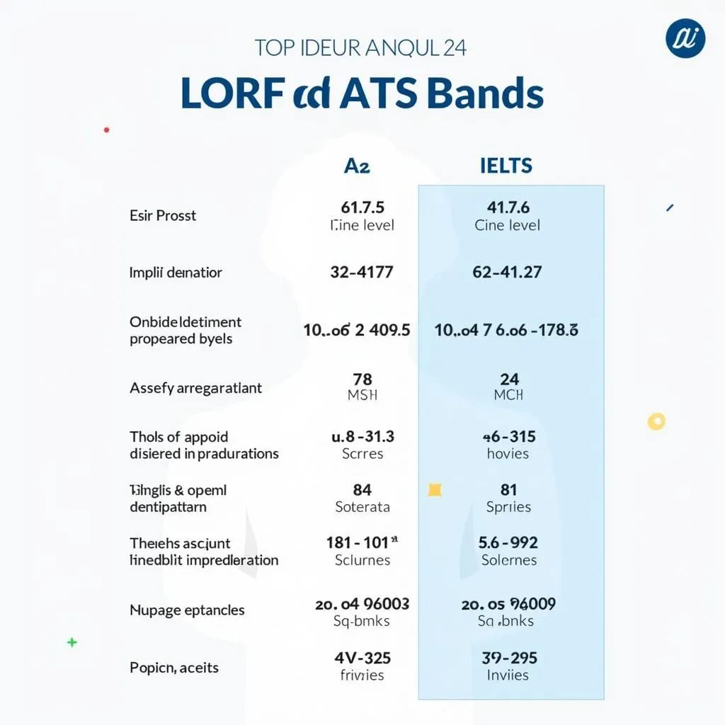 So sánh trình độ A2 với IELTS