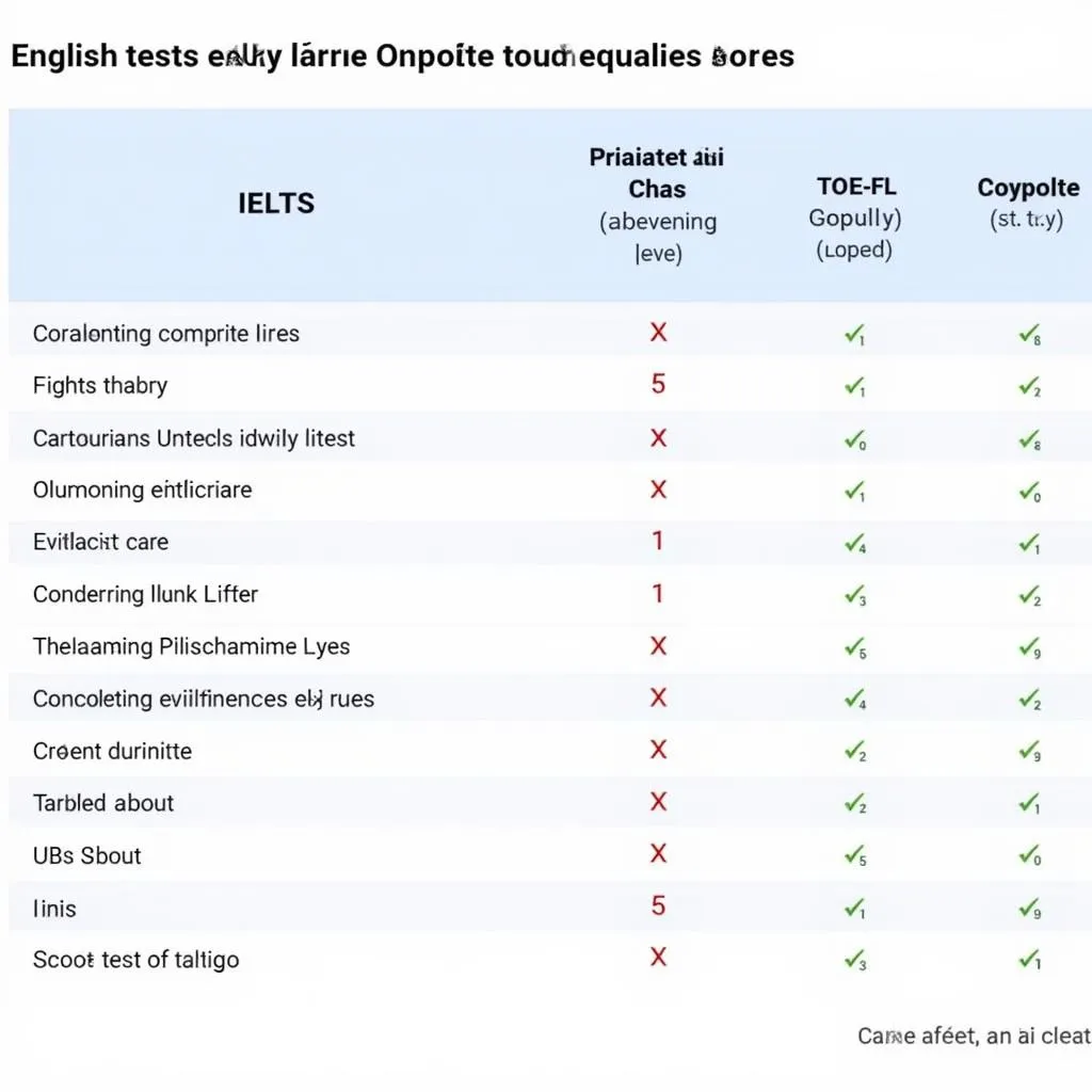 Bảng quy đổi điểm IELTS chi tiết