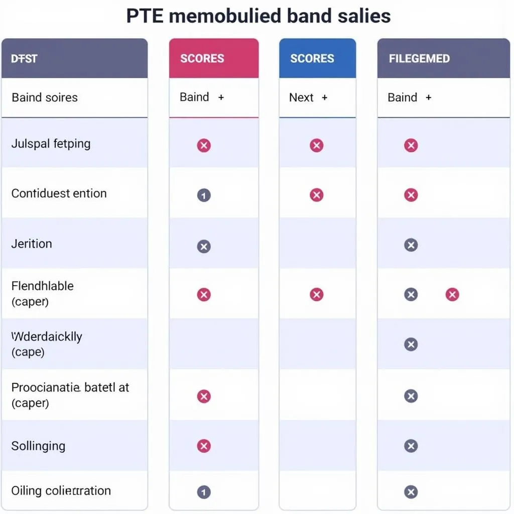 Bảng quy đổi điểm PTE sang IELTS