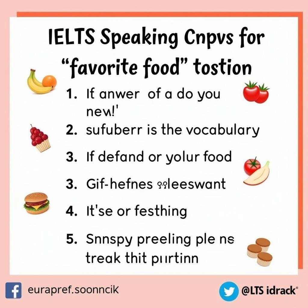 Bí kíp trả lời câu hỏi về món ăn yêu thích trong IELTS Speaking