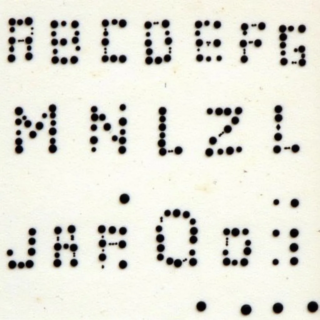 Hệ thống chữ nổi Braille dành cho người mù