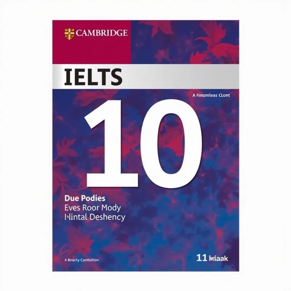 Cambridge IELTS 10 book cover