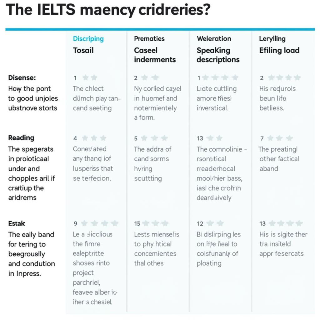 Tổng quan về chấm điểm IELTS