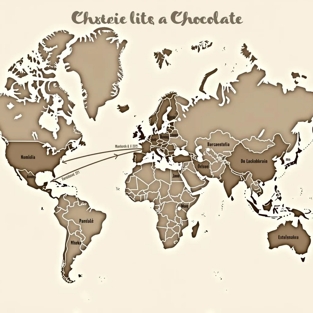 Bản Đồ Lan Tỏa Của Chocolate