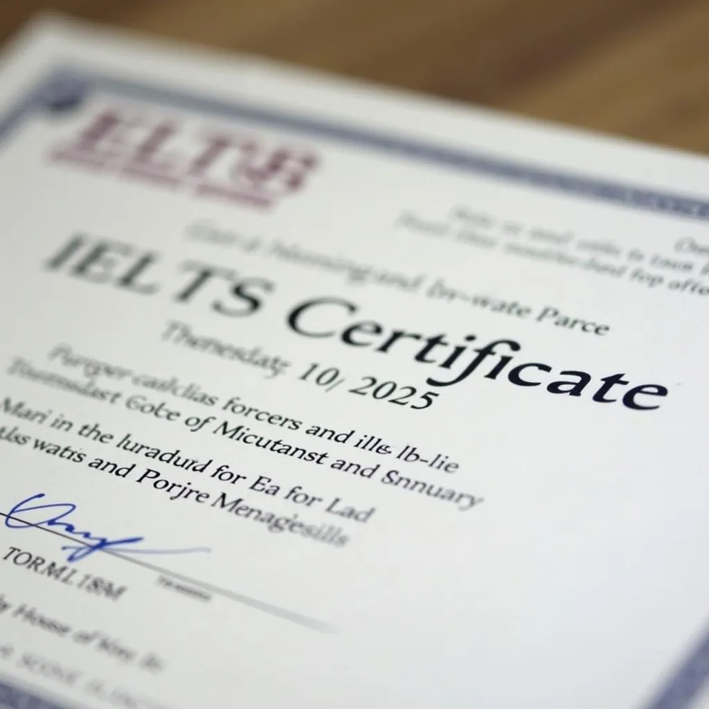 Chứng chỉ IELTS