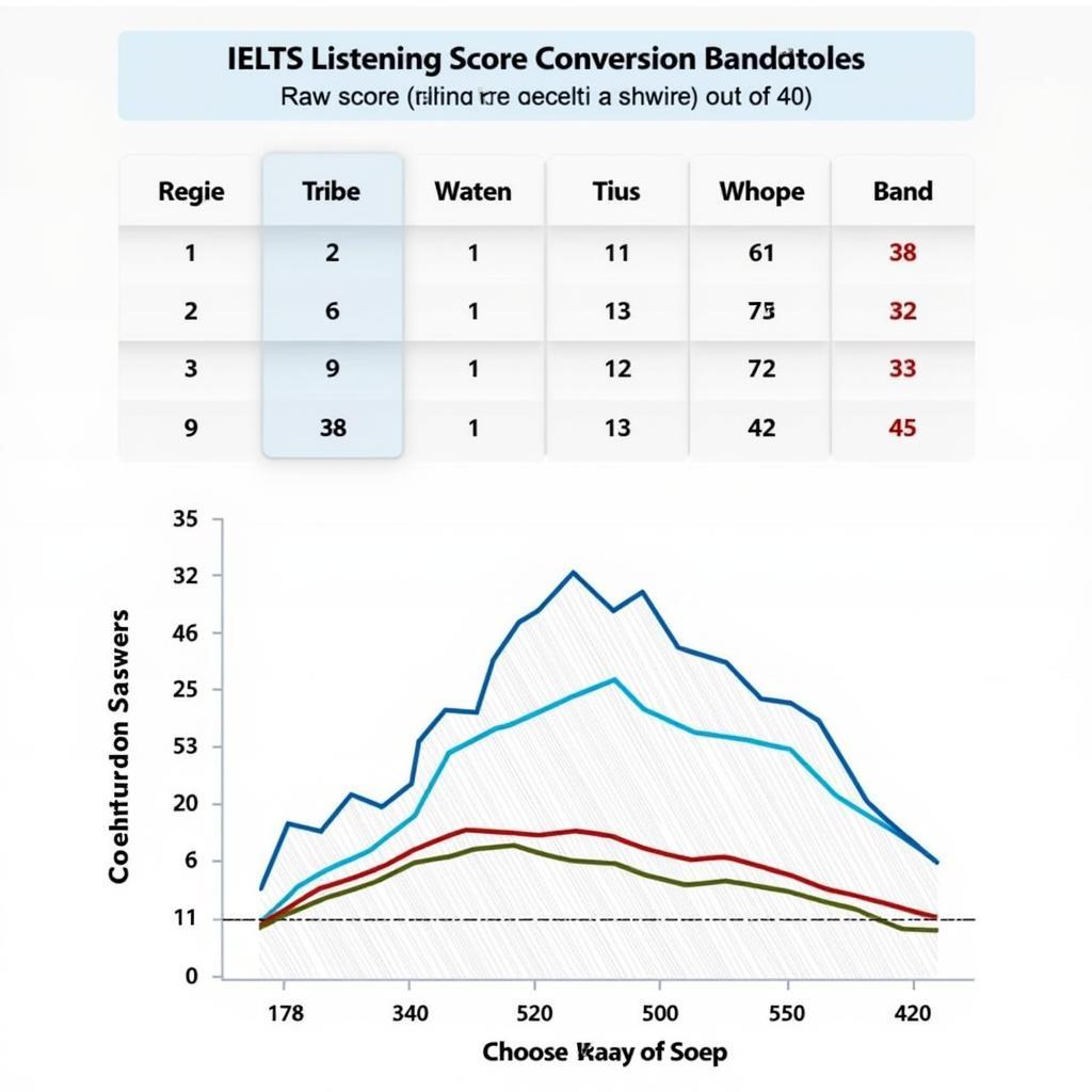 Bảng chuyển đổi điểm IELTS Listening