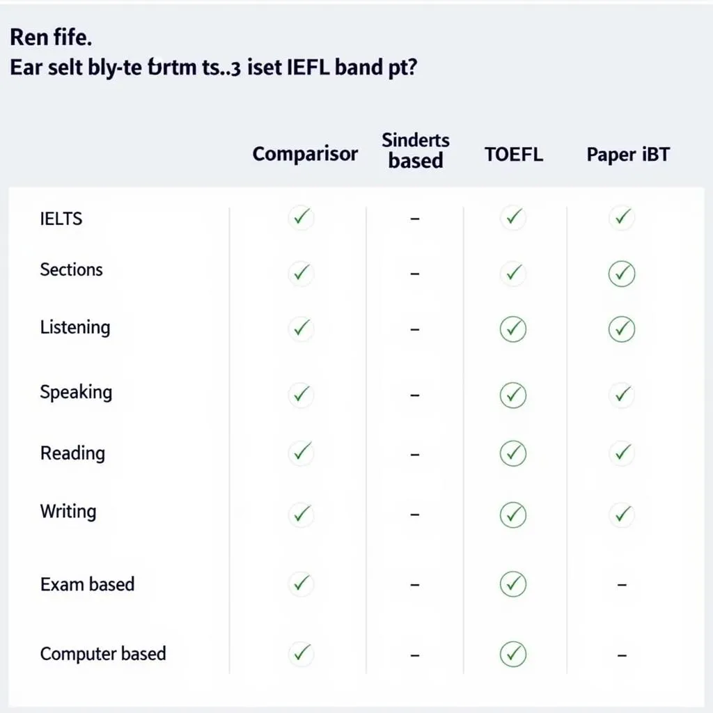 Định dạng bài thi IELTS và TOEFL