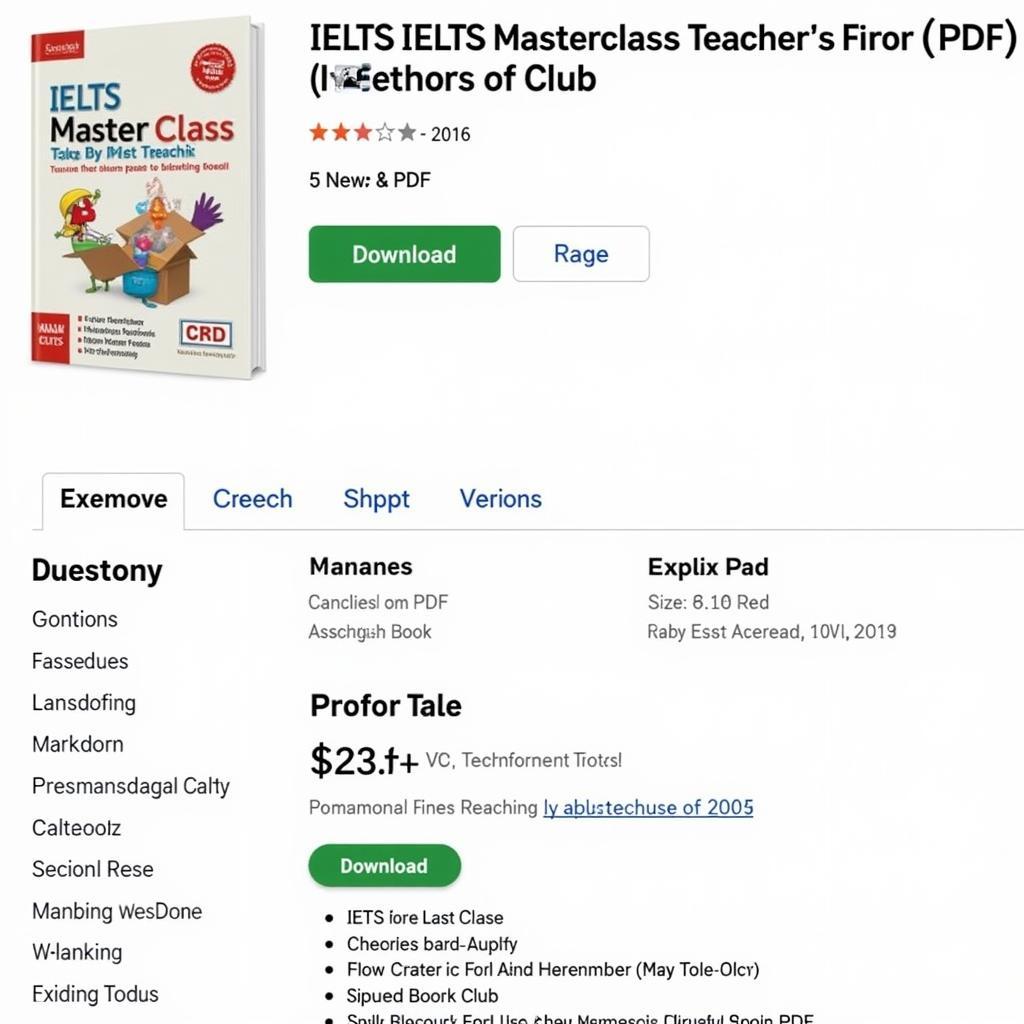 Download IELTS Masterclass Teacher's Book PDF miễn phí