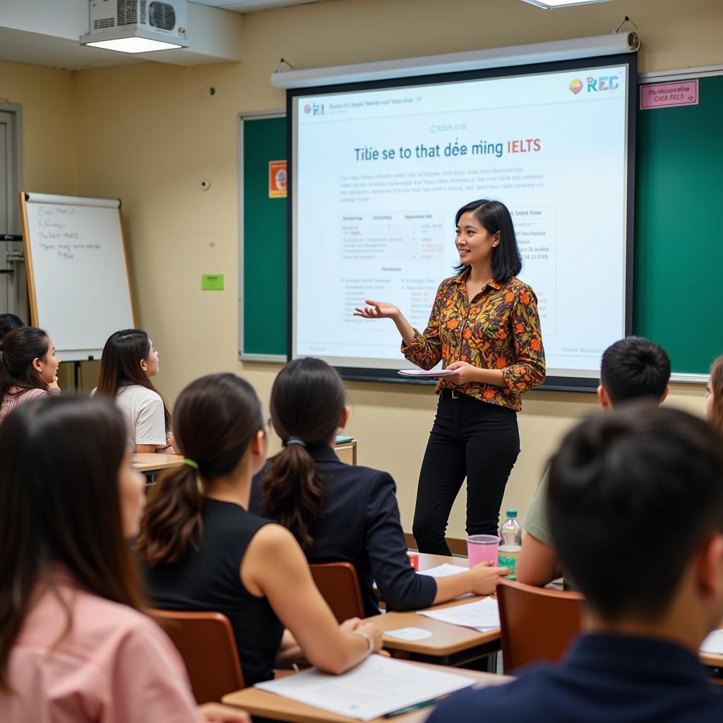 Giáo viên IELTS quận 7 truyền cảm hứng cho học viên