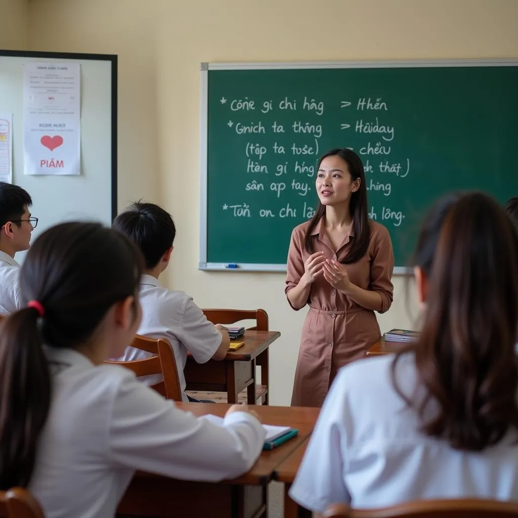 Giáo viên dạy tiếng Anh