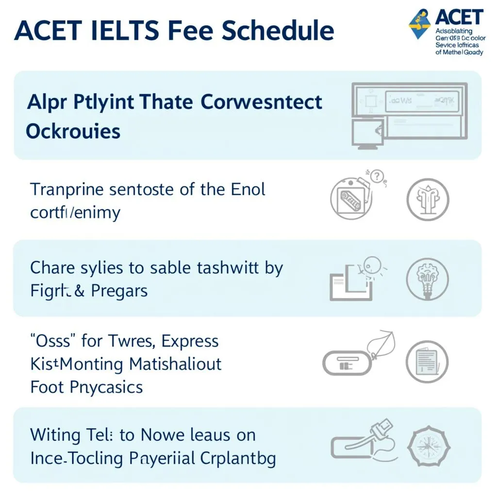 Bảng giá học phí ACET IELTS