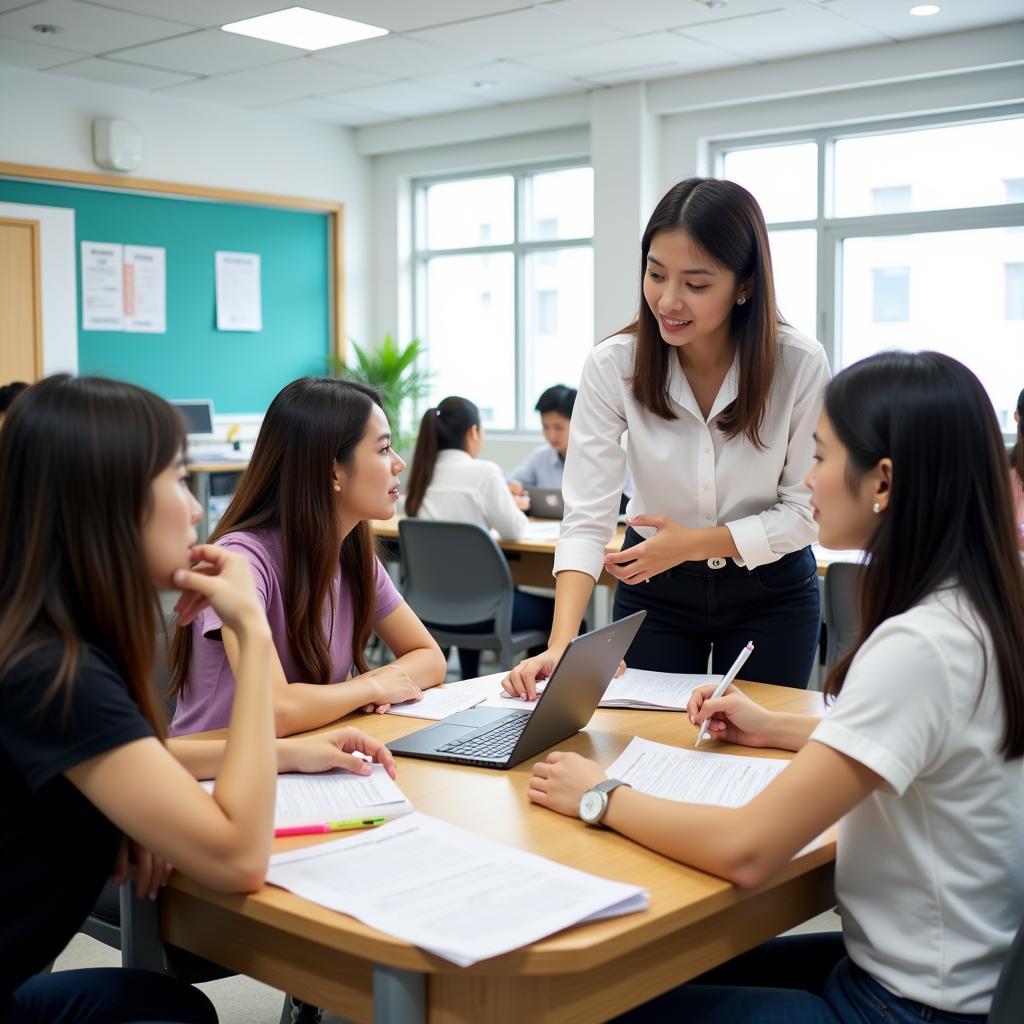 Học sinh học IELTS tại Ngoại Ngữ CEO