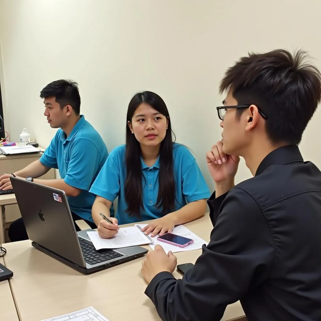 Học viên luyện thi IELTS tại "NGOẠI NGỮ CEO"