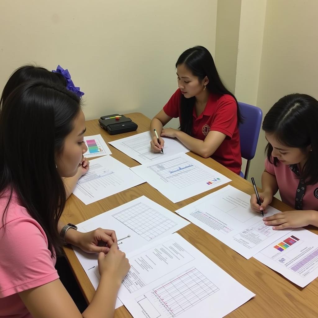 Học viên Ngoại Ngữ CEO luyện thi IELTS