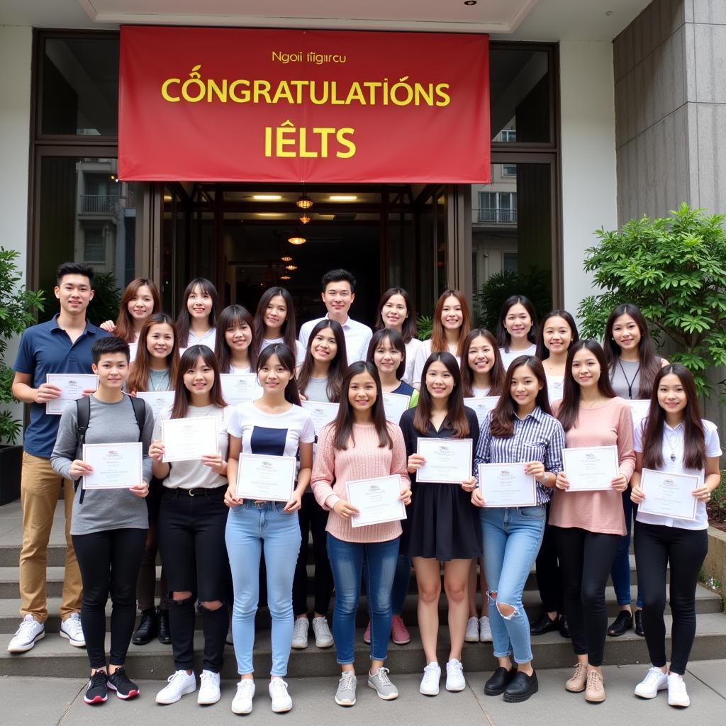 Học viên Ngoại Ngữ CEO thành công với IELTS