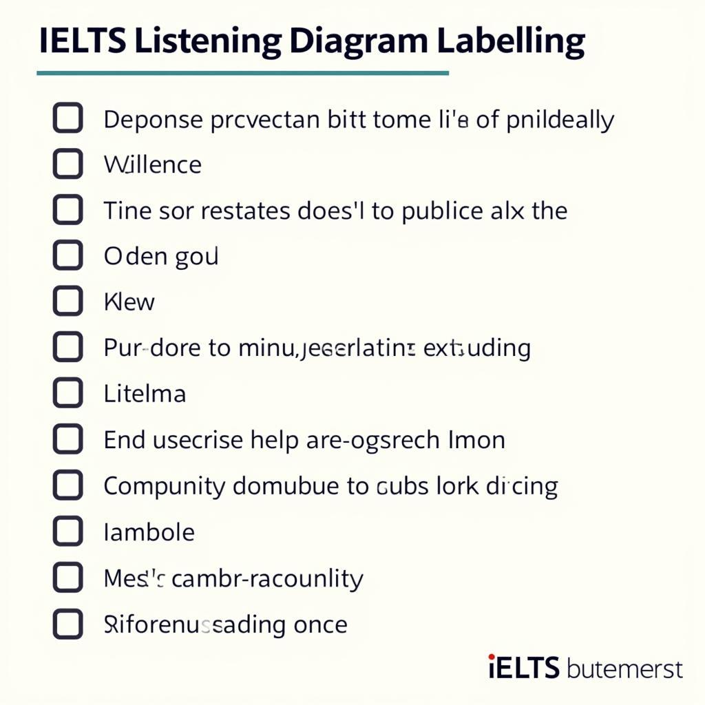 Mẹo hay luyện thi IELTS Listening Diagram Labelling