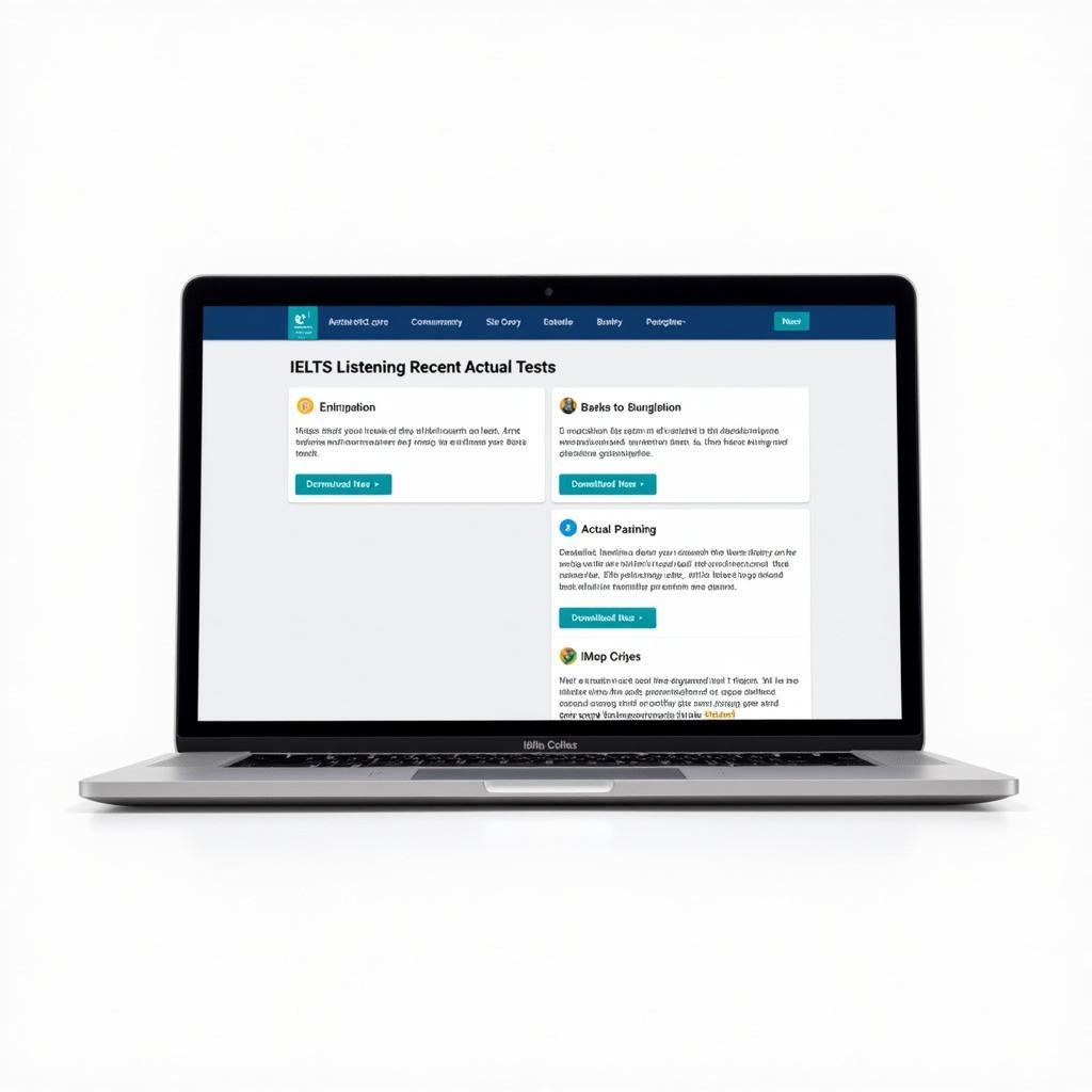IELTS Listening Download Recent Actual Tests