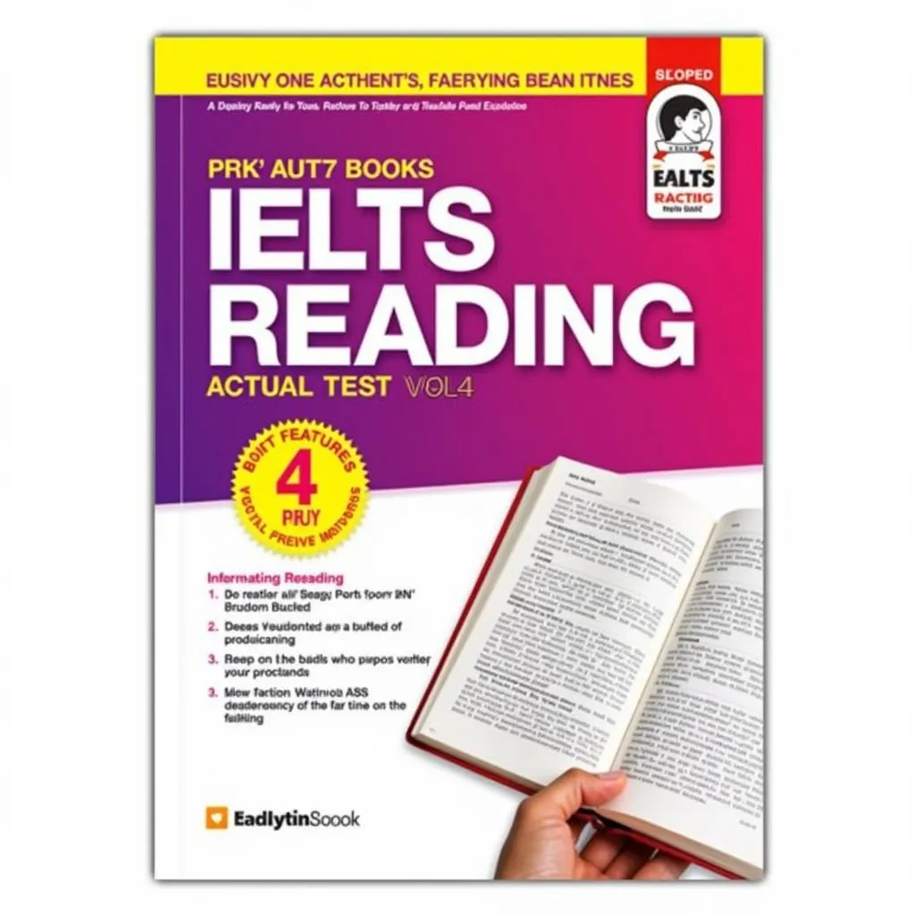 Bìa sách IELTS Reading Actual Test Vol 4 PDF