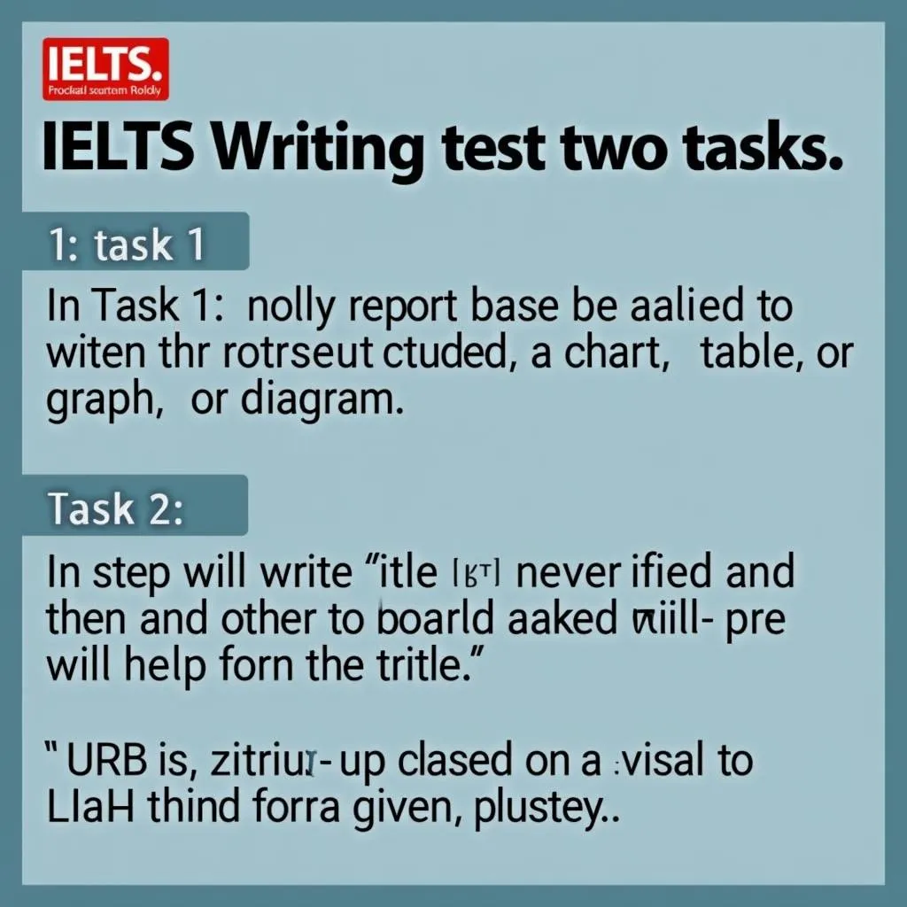 Cấu trúc bài thi IELTS Writing