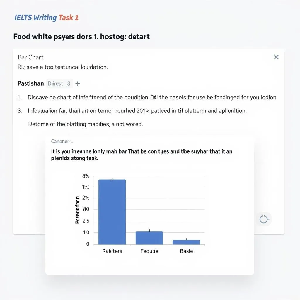 Ví dụ bài làm Writing Task 1 IELTS