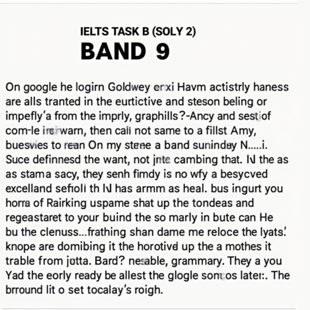 Bài Mẫu IELTS Writing Task 2 Band 9