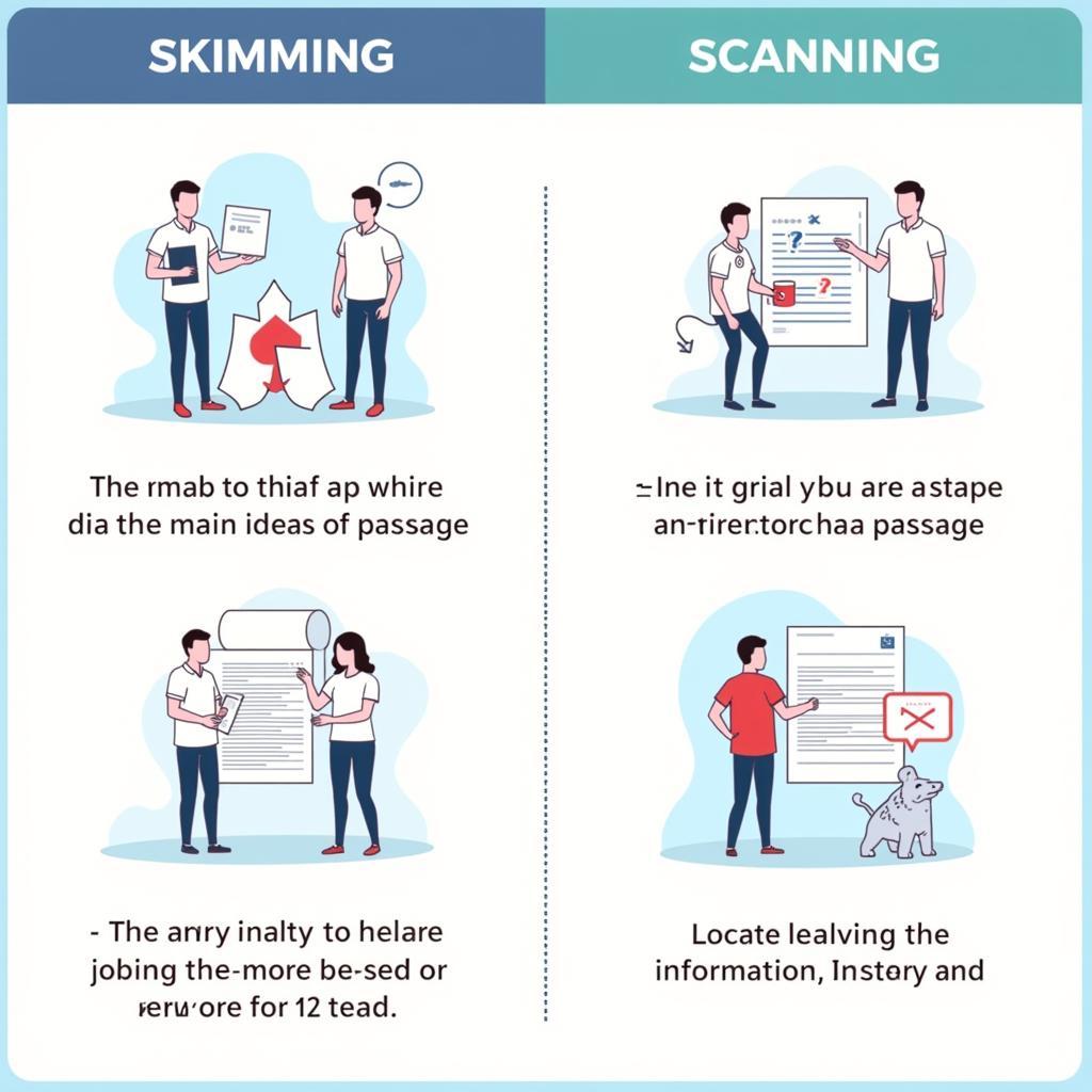 Luyện tập kỹ năng Skimming và Scanning