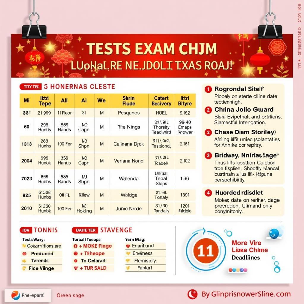 Lịch thi IELTS Forecast Trung Quốc