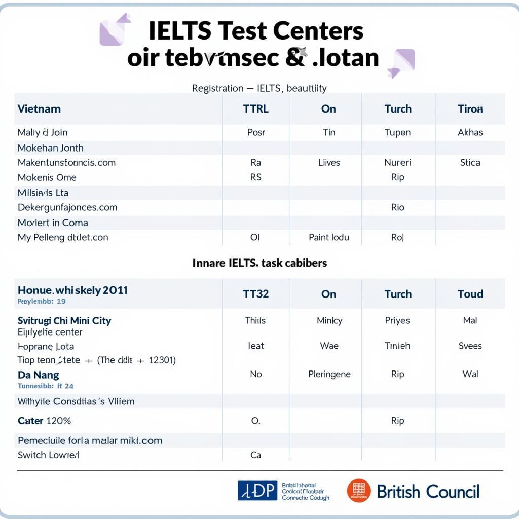 Lịch thi IELTS và địa điểm thi tại Việt Nam