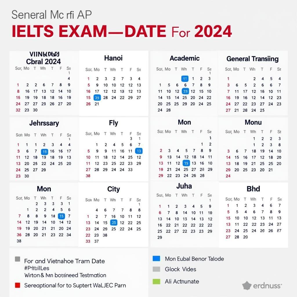 Lịch thi IELTS tại Việt Nam năm 2024