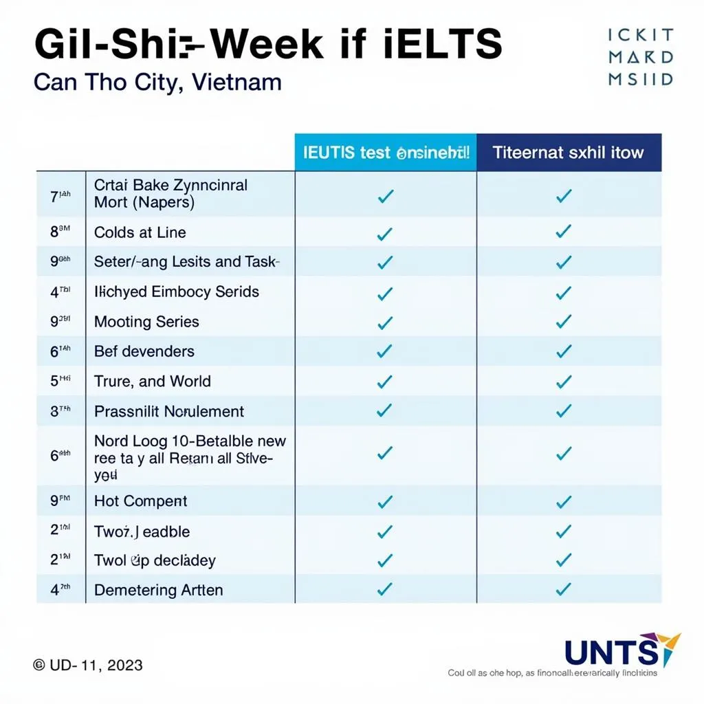 Lịch thi IELTS UKVI IDP tại Cần Thơ