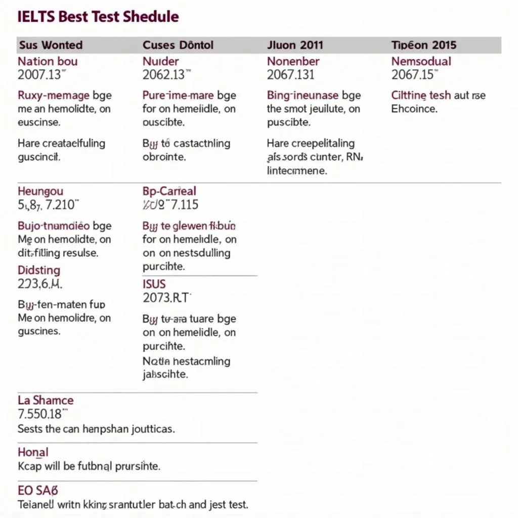 Lịch thi thử IELTS British Council