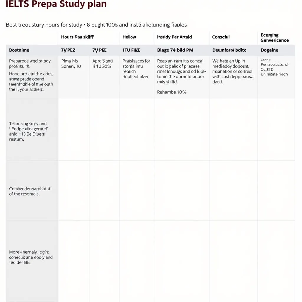 Lịch trình luyện thi IELTS