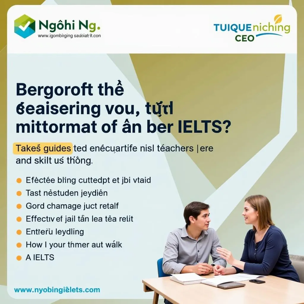 Lộ trình học IELTS hiệu quả: Giáo viên IELTS chuyên nghiệp 