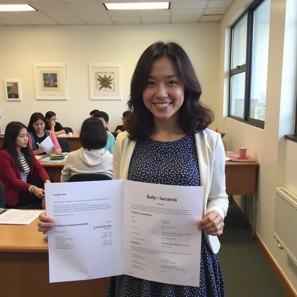 Mrs Hoa IELTS student results