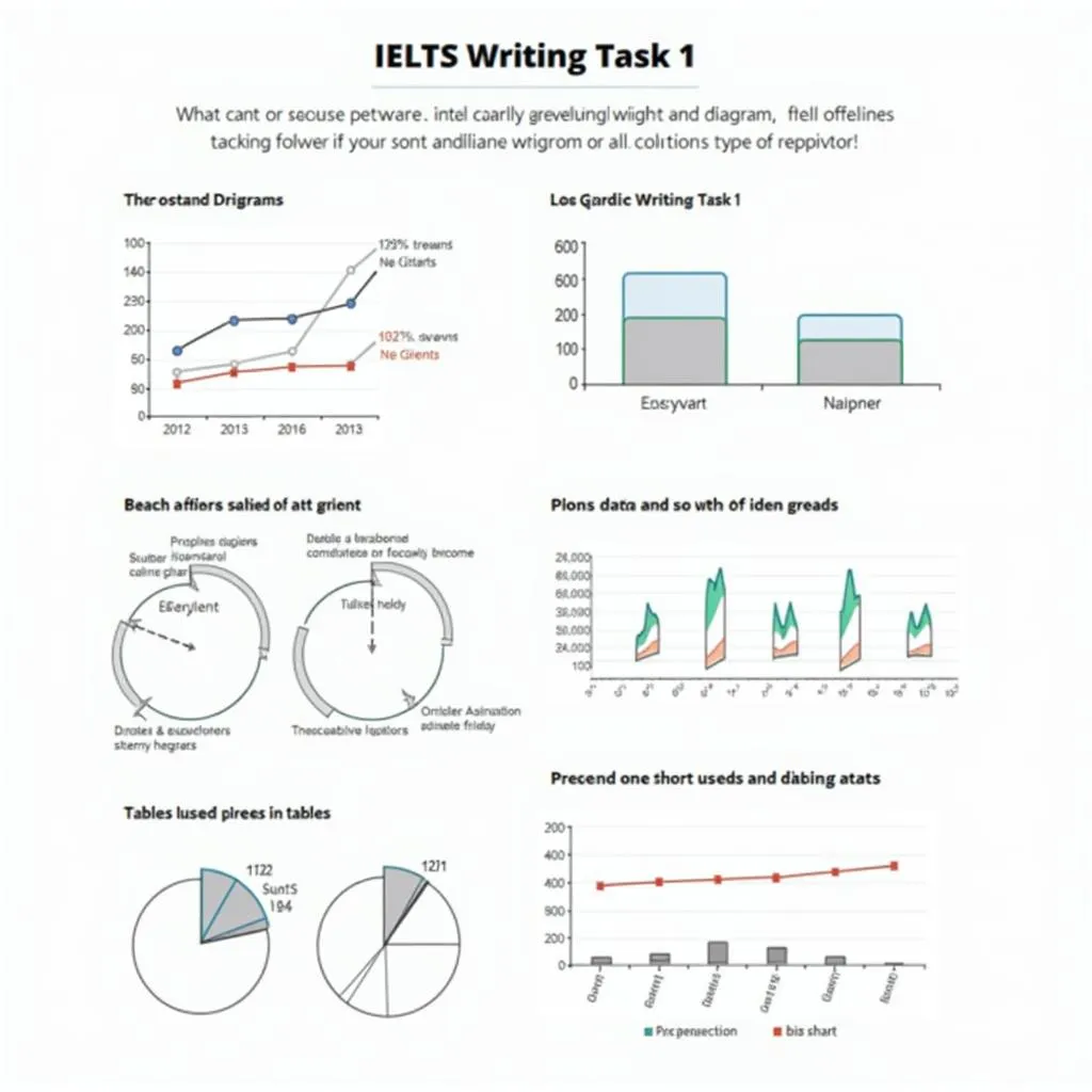 Biểu đồ đa dạng trong IELTS Writing Task 1