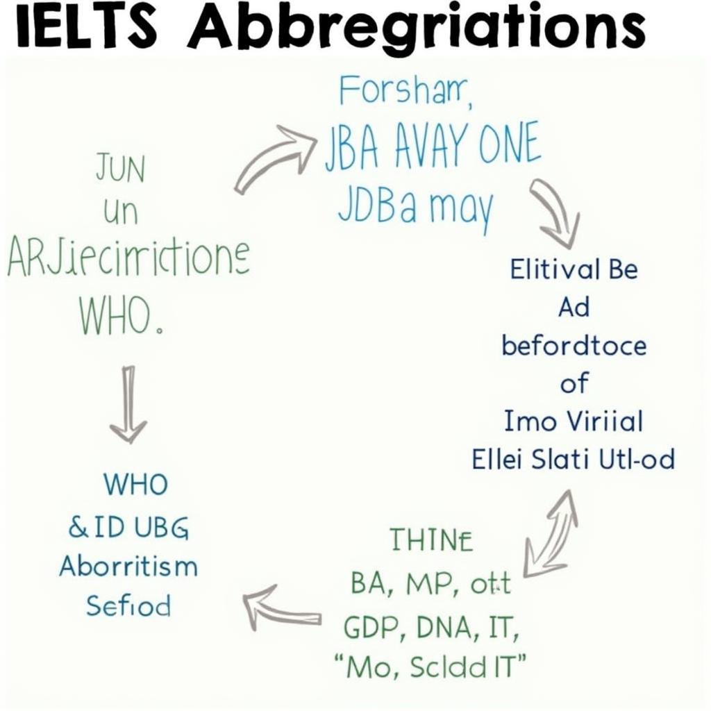 Phân loại IELTS Abbreviation