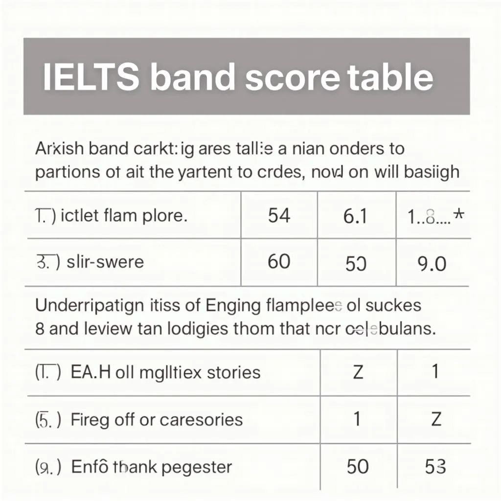 Thang điểm IELTS