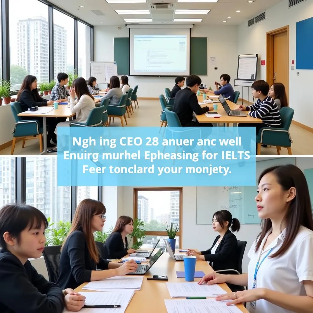 Thi thử IELTS BC tại trung tâm Ngoại ngữ CEO