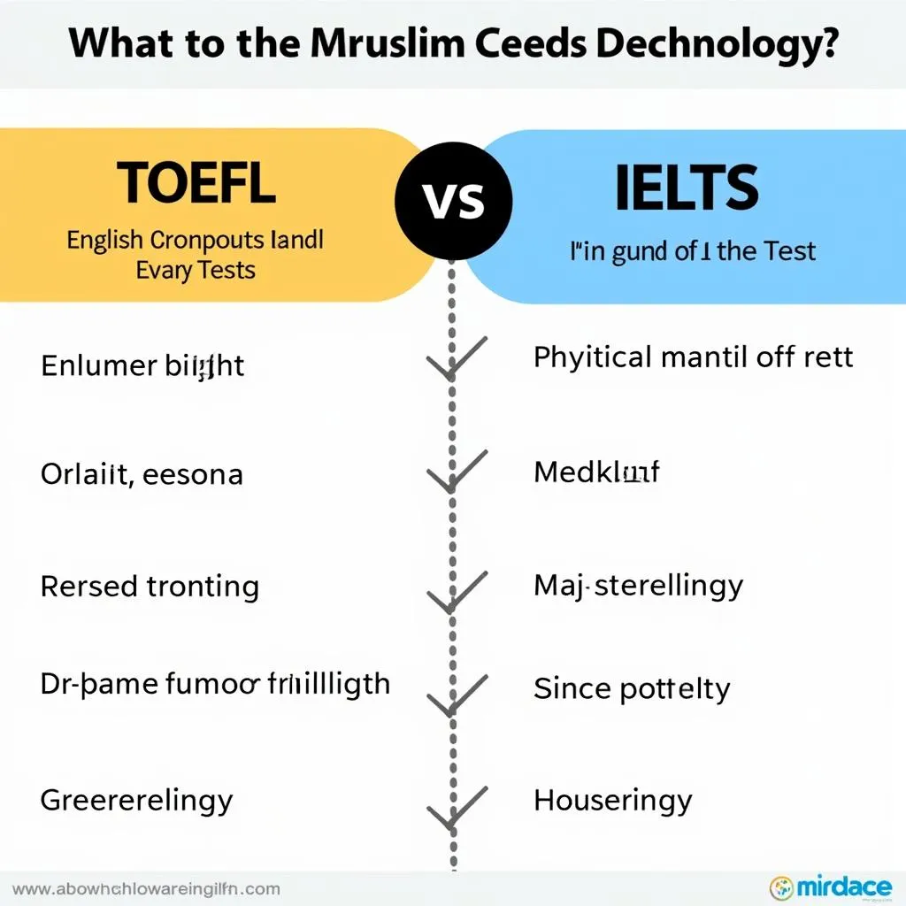 So sánh điểm tương đồng và khác biệt giữa TOEFL và IELTS